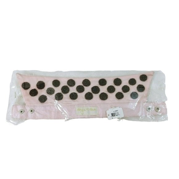 Collar Wayne Kleski Beaded Cat Small Dog Collar Pink 13" Long New in Bag - Picture 1 of 4